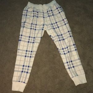 Plaid champion sweatpants